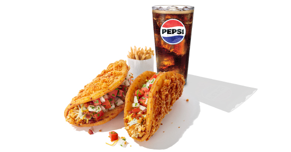 Chicken Bacon Ranch Street Chalupas Combo