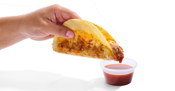 Shredded Beef Dipping Taco