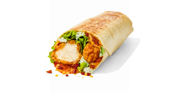 Crispy Chicken Chipotle Bacon Melt Burrito