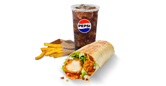 Combo Crispy Chicken Chipotle Bacon Melt Burrito